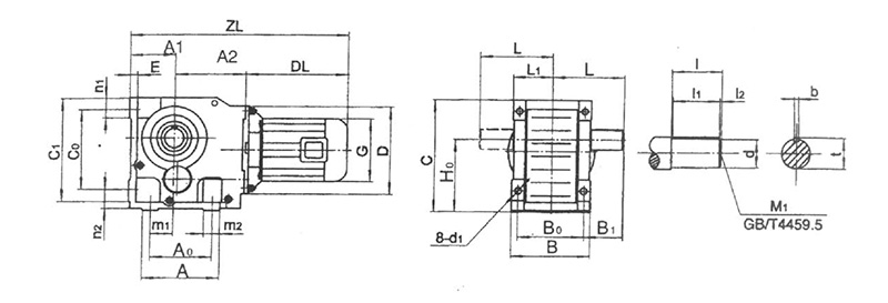 Shape and installation dimensions